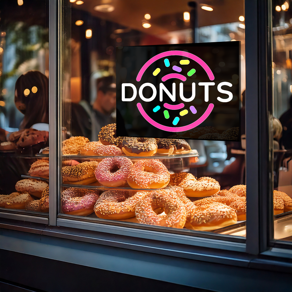 Pro-Lite Backlit LED Donut Sign