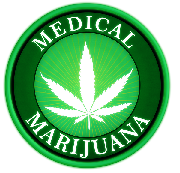 Pro-Lite 18" Round Cannabis Sign for Dispensaries, Home, Medical Marijuana