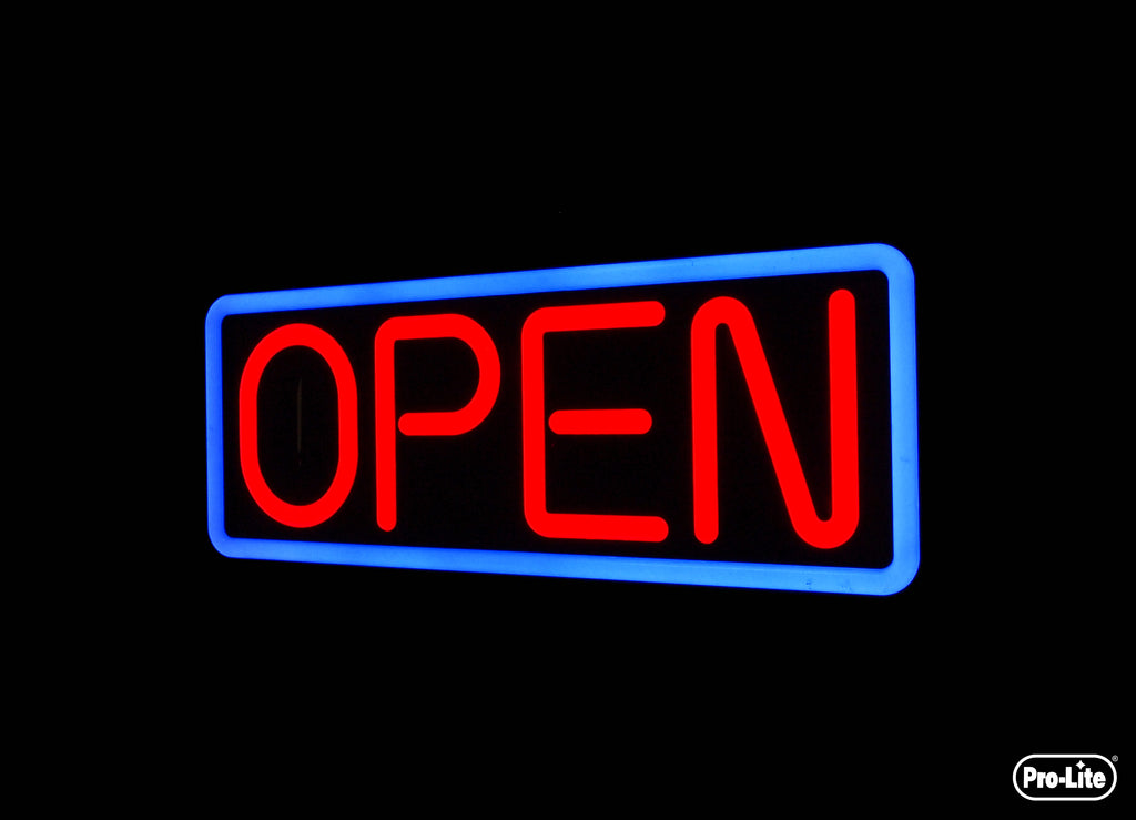 Neon Multi-Color LED Open Sign - 22